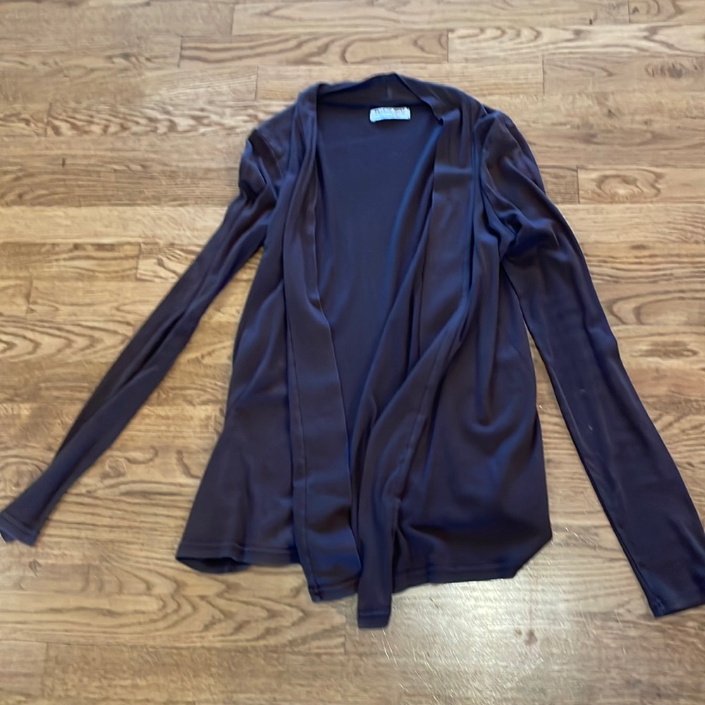 Womens brown Michael Stars open sweater